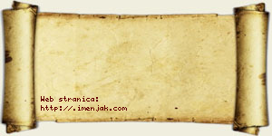 Zorana Trifković vizit kartica